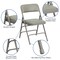 Emma and Oliver 4 Pack Home & Office Portable Party Events Padded Metal Folding Chair